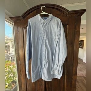 Tommy Bahama EUC size 3XL men’s blue Oxford long sleeve shirt